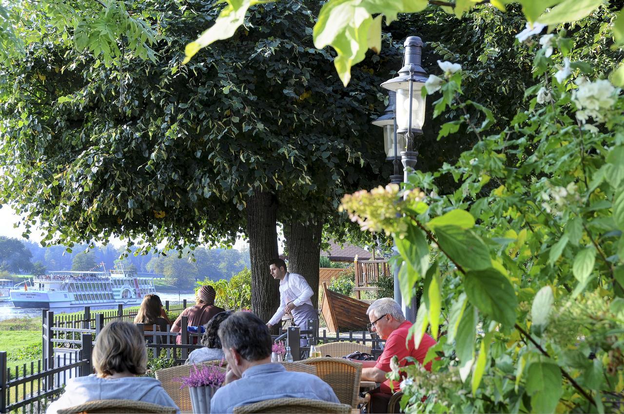 Hotel Elbterrasse Wachwitz Drážďany Exteriér fotografie